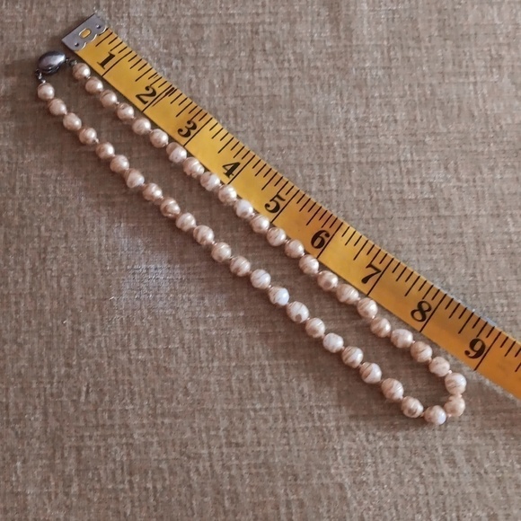 Les Bernard Knotted Faux Pearl Strand Necklace - Picture 12 of 12